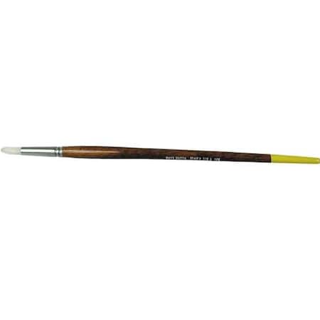 Gordon Brush Size 8 White Bristle Round Artist Brush 0316-08000